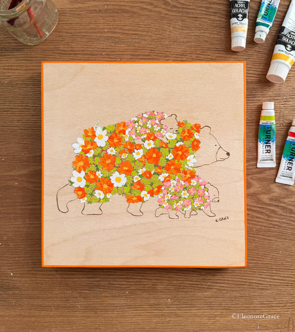 Mama Bear and Her Babies